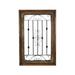 Winston Porter Spanish Large Architectural Window Wall Decor Metal in White | 45 H x 29 W x 2 D in | Wayfair 88C07F3C9D6A4562ADD858F3F57F89B2