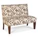 Fairfield Chair Dewey 47" Armless Settee Polyester/Other Performance Fabrics in Brown | 38.5 H x 47 W x 27 D in | Wayfair