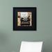 House of Hampton® Just Words 1 by Roderick Stevens - Picture Frame Graphic Art on Canvas Canvas | 11 H x 11 W x 0.5 D in | Wayfair RS982-B1111BMF