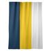 East Urban Home Michigan Window Striped Room Darkening Rod Pocket Single Curtain Panel Sateen in Yellow | 84 H in | Wayfair