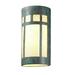 Wrought Studio™ Tirante Prairie Window Wall Sconce Ceramic in Green/White | 21 H x 10.75 W x 6.75 D in | Wayfair 67A954D7EBA34E61A764021B7ADA7AF2