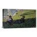 Vault W Artwork 'Study for a Sunday on La Grande Jatte I' by Georges Seurat Painting Print on Wrapped Canvas in Black/Blue/Green | Wayfair