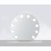 Orren Ellis Syn Dimmable Lighted Bathroom/Vanity Mirror Metal in White | 27 H x 27 W x 6 D in | Wayfair 02A59FDE057849F58C3746F318AC5860