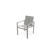 Telescope Casual Tribeca Café Stacking Patio Dining Chair Sling in Gray | 34 H x 24 W x 24.5 D in | Wayfair 1T7Y87401