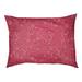 Tucker Murphy Pet™ Byrge Rainbow RPG Designer Pillow Fleece, Polyester in Red/Pink | 14 H x 32.5 W x 42.5 D in | Wayfair