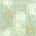 Fleur De Lis Living Spielman 27' L x 27" W Flocked Wallpaper Roll Paper in Green/White | 27 W in | Wayfair EAA83BA71C2A411F89D77F5115A73FD8