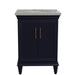 Canora Grey IIford 25" Single Bathroom Vanity Set Wood/Granite in Blue | 35.5 H x 25 W x 22 D in | Wayfair 68537576F7D54C1D98711A12A5D8A3CE