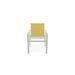 Telescope Casual Tribeca Café Stacking Patio Dining Chair Sling in White | 34 H x 24 W x 24.5 D in | Wayfair 1T7643D01