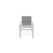 Telescope Casual Tribeca Café Stacking Patio Dining Chair Sling in White | 34 H x 24 W x 24.5 D in | Wayfair 1T7W95701