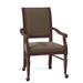 Fairfield Chair Delano Upholstered King Louis Back Arm Chair Fabric in Red/Brown | 38 H x 24 W x 27 D in | Wayfair 5434-A4_ 3156 72_ MontegoBay