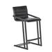 17 Stories Maytown Bar & Counter Stool Upholstered/Metal in Black | 34.5 H x 17 W x 21 D in | Wayfair 0D5E38C6DDA7417B8DE54F78A3A2E13C