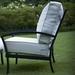 Canora Grey Millom Deep Seating Outdoor Chair w/ Cushion Metal in Black | 34 H x 29.25 W x 35 D in | Wayfair 335873672FB4494AA8B051C084888107