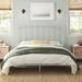 Sand & Stable™ Breakers Queen Standard Bed Metal in White | 48.4 H x 64 W x 84.7 D in | Wayfair 8D8CCBA133D74B6FAB93C0E0E55D4490