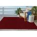 Red Rectangle 10' x 18' Area Rug - Latitude Run® Runner Floral Braided Indoor/Outdoor Area Rug Polypropylene | Wayfair