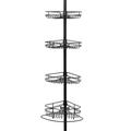 Rebrilliant Stickley Tension Pole Shower Caddy Metal in Brown | 97 H x 12.6 W x 9.7 D in | Wayfair F68BD0B5DFEB4925A71FE12BFCBDA5F5