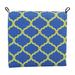 Canora Grey Chair Outdoor Seat Cushion Polyester in Blue | 3 H x 20 W x 19 D in | Wayfair A60684F969734A9AAB5A57C678ADBEA8