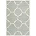 White 24 x 0.63 in Area Rug - Winston Porter Carolene Geometric Handmade Tufted Wool Gray/Ivory Area Rug Wool | 24 W x 0.63 D in | Wayfair