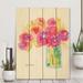 The Holiday Aisle® Speak in Flowers Pallet Wood in Brown | 16 H x 12 W x 0.75 D in | Wayfair 0ED110D00A7142C697BC030B2E8FD5FE