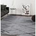 Gray 63 x 0.4 in Indoor Area Rug - Latitude Run® Aadya Power Loom Rug Polyester/Polypropylene | 63 W x 0.4 D in | Wayfair