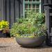 Crescent Garden Orinoco Plastic Pot Planter in Black | 12 H x 31.75 W x 31.75 D in | Wayfair A468094