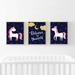 Harriet Bee Deacon Galaxy Unicorn Believe in Yourself 3-Piece Set Paper Print | 11 H x 8.5 W x 0.1 D in | Wayfair AAB3241A7DE84693B62C17EAB46A6DFB