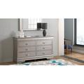 Glory Furniture Paignton 6 Drawer Double Dresser Wood in Gray | 33 H x 57 W x 16 D in | Wayfair G6500-D