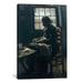 Vault W Artwork Woman Sewing by Vincent Van Gogh - Print on Canvas in Blue/Brown | 12 H x 8 W x 0.75 D in | Wayfair 14315-1PC3-12x8