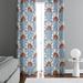 Folk N Funky Floral Semi-Sheer Curtain Panels Polyester | 52 H in | Wayfair WC136-2052