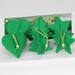 The Holiday Aisle® 15 Piece Tree/Heart/Star Holiday Shaped Ornament Fabric in Green | 0.18 H x 4 W x 3 D in | Wayfair