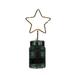 The Holiday Aisle® Merve LED Metal Star on Embossed Glass Base Metal | 8.3 H x 3 W x 2.5 D in | Wayfair 110E059FB589469081F61EAFA0B55116