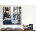Vault W Artwork 'The Railway' by Edouard Manet Painting Print on Wrapped Canvas in Blue/Gray/White | 12 H x 12 W x 0.75 D in | Wayfair