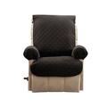 Rebrilliant Quilted Reversible Box Cushion Recliner Slipcover in Black | 69 H x 25 W x 0.1 D in | Wayfair 3F50C061131E4F3AA7732D909E3AEBA2