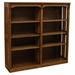 Loon Peak® Wilma Solid Wood Standard Bookcase Wood in Brown | 48 H x 48 W x 13 D in | Wayfair 86605B507AFD478B81811C7E3B78D683