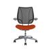 Humanscale Liberty® Ergonomic Mesh Task Chair Upholstered/Mesh in Red/Orange/Gray | 43.3 H x 26.5 W x 25 D in | Wayfair L113PM10CF86XFSHNSC