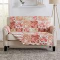 Red Barrel Studio® Maribel Patchwork T-Cushion Loveseat Slipcover in Gray | 22 H x 98 W x 75 D in | Wayfair 84448BE123BB40EDA8135C27B20EEF5A