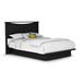 South Shore Step One Queen Platform Bed in Black | 46 H x 63.87 W x 82.37 D in | Wayfair 11275