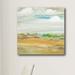 Red Barrel Studio® 'My Land IV' Wrapped Canvas Painting Print Canvas in Gray/Yellow | 16 H x 16 W x 1.5 D in | Wayfair