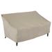 Rebrilliant Modern Leisure Chalet Patio Loveseat Cover, 66"L x 40"W x 39"H, Beige Metal in Brown | 39 H x 40 W x 66 D in | Wayfair