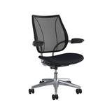 Humanscale Liberty® Ergonomic Mesh Task Chair Upholstered/Mesh in Black | 43.3 H x 26.5 W x 25 D in | Wayfair L113AM10CF57XFSHNSC