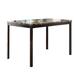 Red Barrel Studio® Rothville Dining Table Wood/Metal in Brown | 30 H x 48 W x 30 D in | Wayfair 5C3FE9A1E9F84428BFF179291BDADD63