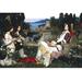 Vault W Artwork Saint Cecelia by John William Waterhouse - Print in White | 24 H x 36 W x 1.5 D in | Wayfair 698548C276A54704B89A341B3F90BBB9