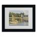Vault W Artwork The Bridge at Argenteuil by Claude Monet - Picture Frame Print on Canvas in Green/Yellow | 11 H x 14 W x 0.5 D in | Wayfair