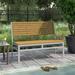 Sol 72 Outdoor™ Mckinnon Aluminum Garden Bench Metal | 33.5 H x 45 W x 23 D in | Wayfair 3FED5433B7644792BF55079B3A0A17D6