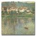 Vault W Artwork Vetheuil, 1901 by Claude Monet - Print on Canvas in Brown/Gray/Green | 24 H x 24 W x 2 D in | Wayfair BL0271-C2424GG