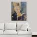 Vault W Artwork 'Girl Reading, 1874' by Pierre-Auguste Renoir Painting Print Canvas | 10 H x 8 W x 1.5 D in | Wayfair