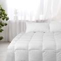 Arsuite Rockridge 675 Fill Power All Season Canadian Hutterite Goose Down Comforter Goose Down, Cotton in White | 90 H x 90 W x 4 D in | Wayfair