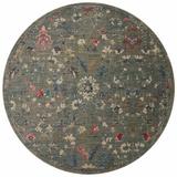 Brown 38 x 0.13 in Area Rug - Lark Manor™ Febbas Oriental Machine Made Power Loom Area Rug in Moss Green Polyester/Polypropylene | Wayfair