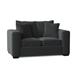 Latitude Run® Aceyn 64" Square Arm Loveseat w/ Reversible Cushions Wood/Polyester in Gray | 38 H x 64 W x 39 D in | Wayfair FG-JAMI-L-GIO-STE