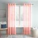 Mistana™ Teen Alaina Pom-Pom/Daisy Floral Sheer Grommet Curtain Panels Polyester in Pink | 84 H in | Wayfair 739B275AB3EC485D912513DDF31170AB