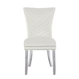Rosdorf Park Escalera Velvet Wingback Dining Chair Wood/Upholstered/Velvet in Gray | 37.04 H x 18 W x 25.5 D in | Wayfair